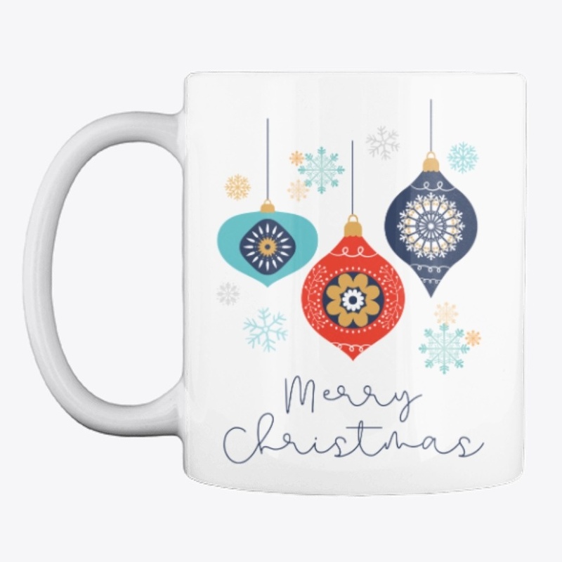 Merry Christmas Retro Mug