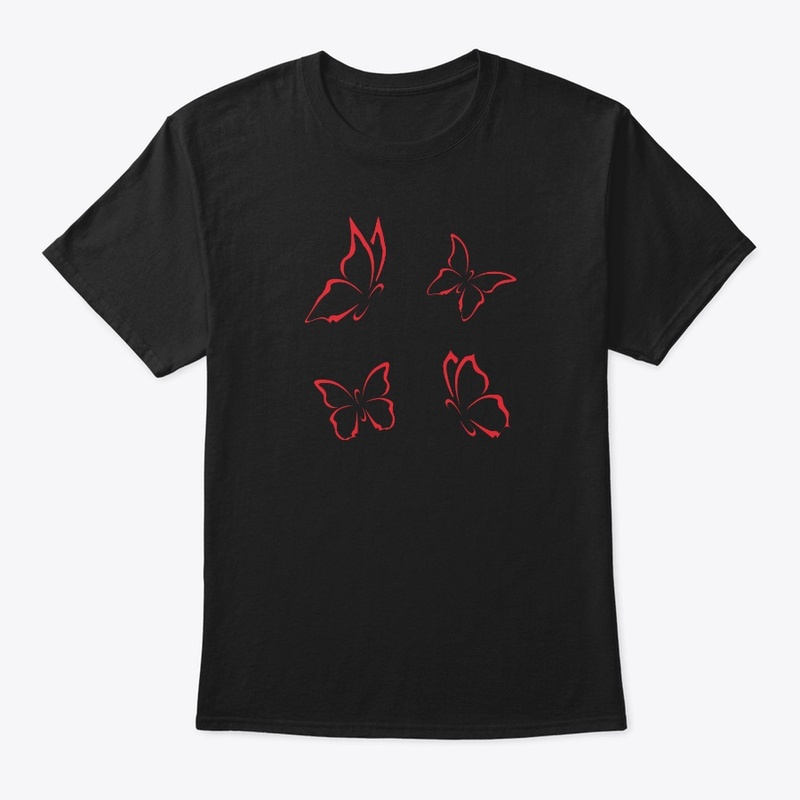 Butterfly Logo Simple T-shirt