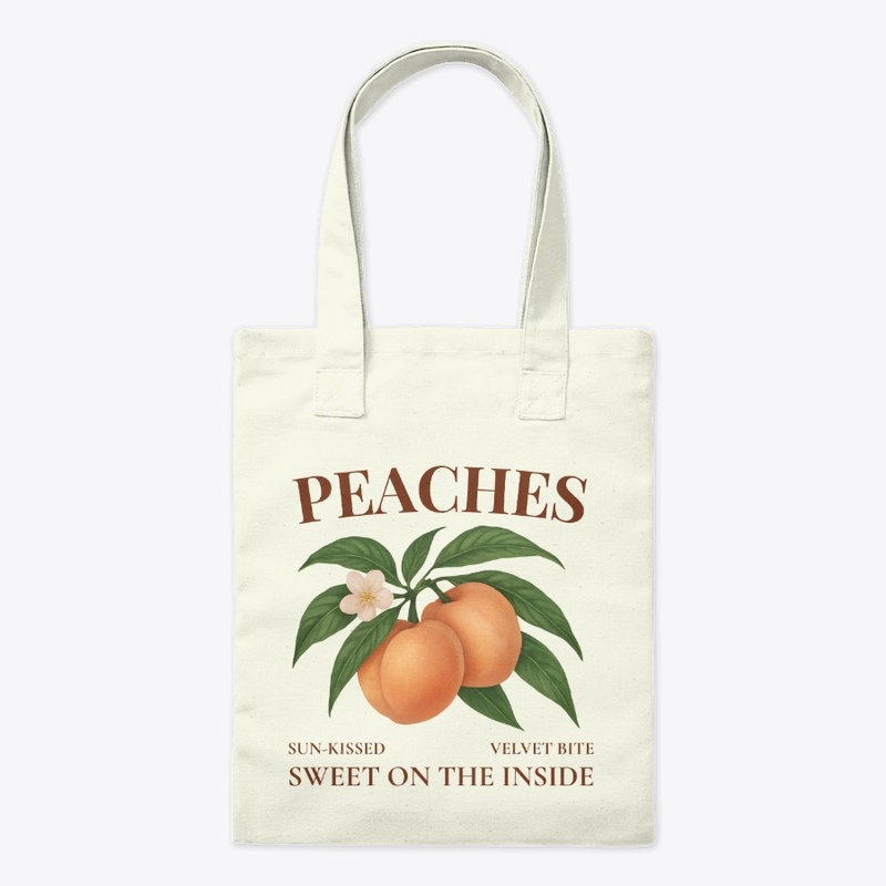 Vintage Peach | Botanical Fruit Art