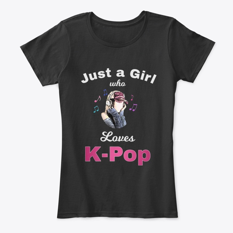 Just a Girl who loves K-Pop in Black