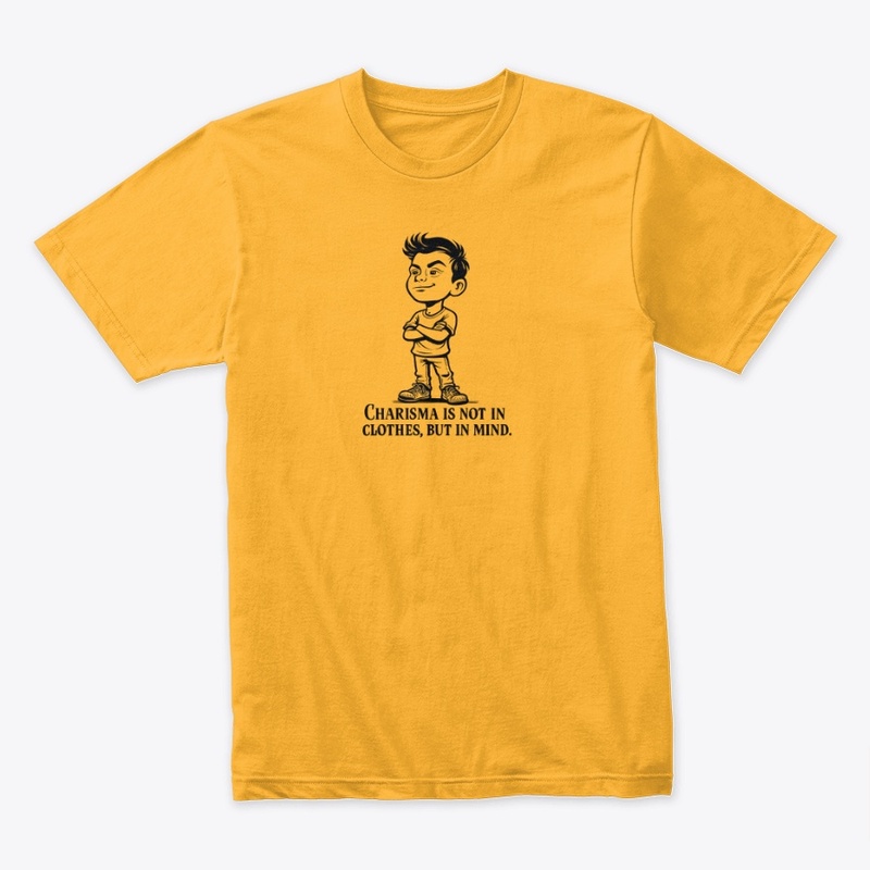 Confidence Over Clothes Quote Tee