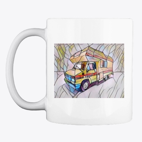 Mug Citroën C25 Camping Car White T-Shirt Front