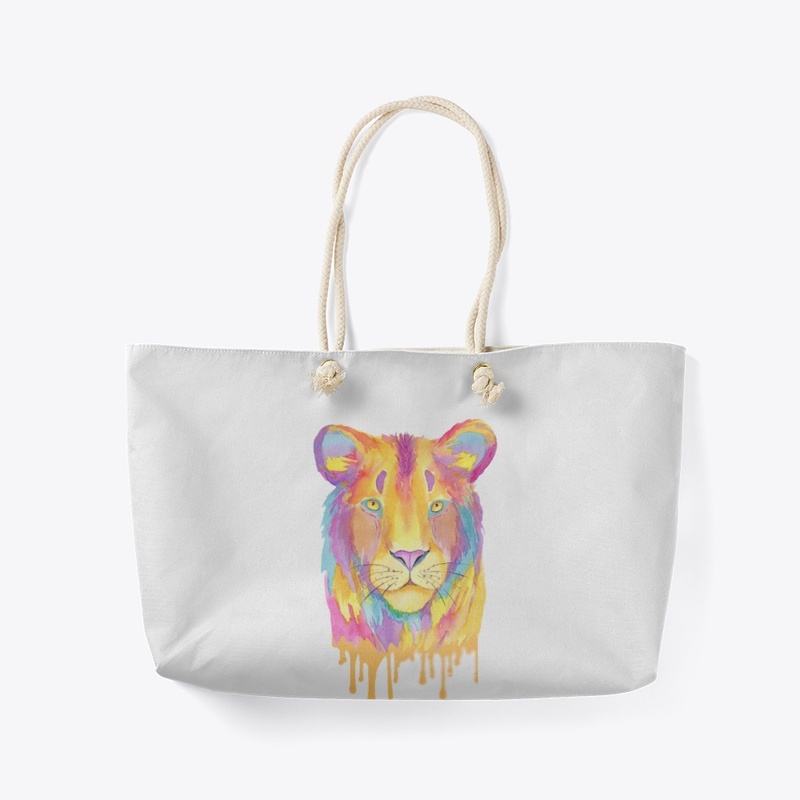 Lion print tee