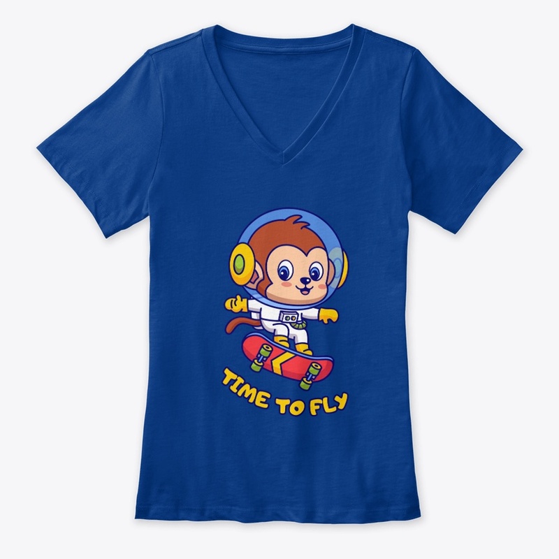 Women Time to Fly Tshirt 