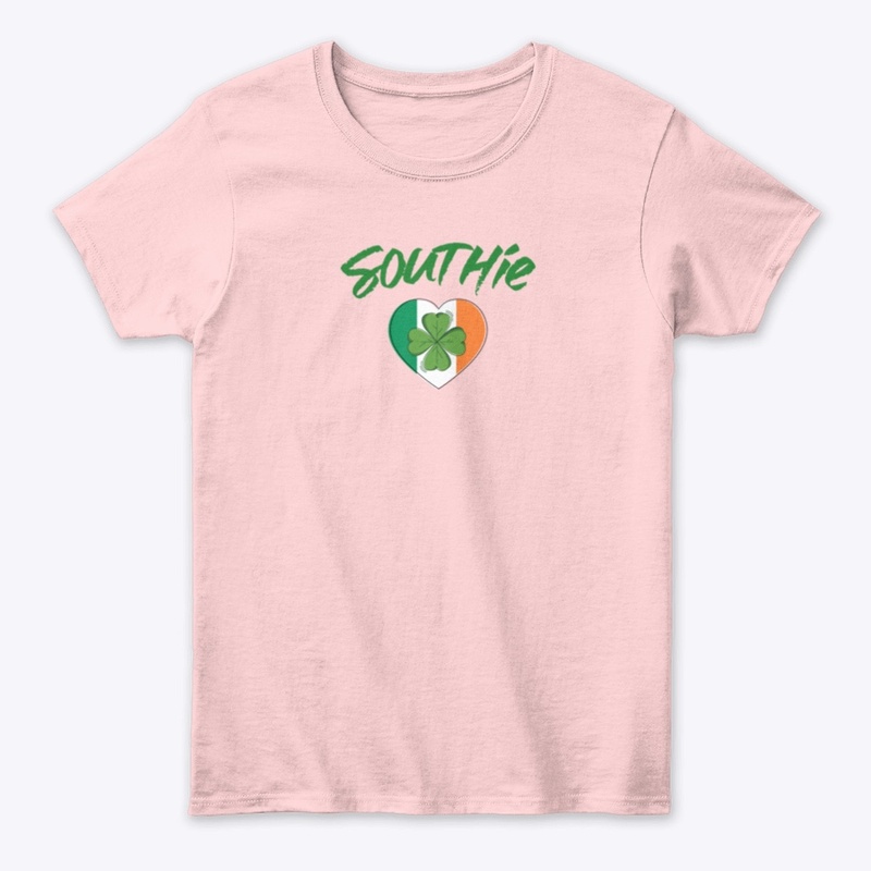 “Southie” Irish flag & shamrock design