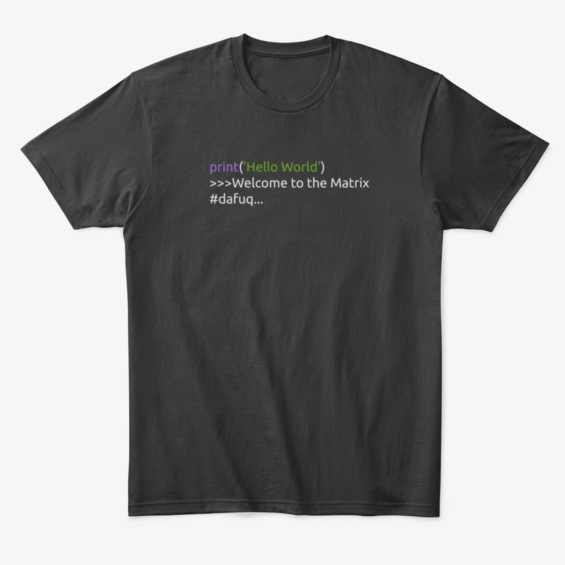 Funny Python Matrix Shirt!
