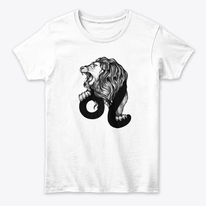 Roaring Lion Print T-Shirt & Hoodies: