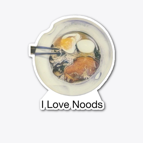 I Love Noods  Standard Maglietta Front