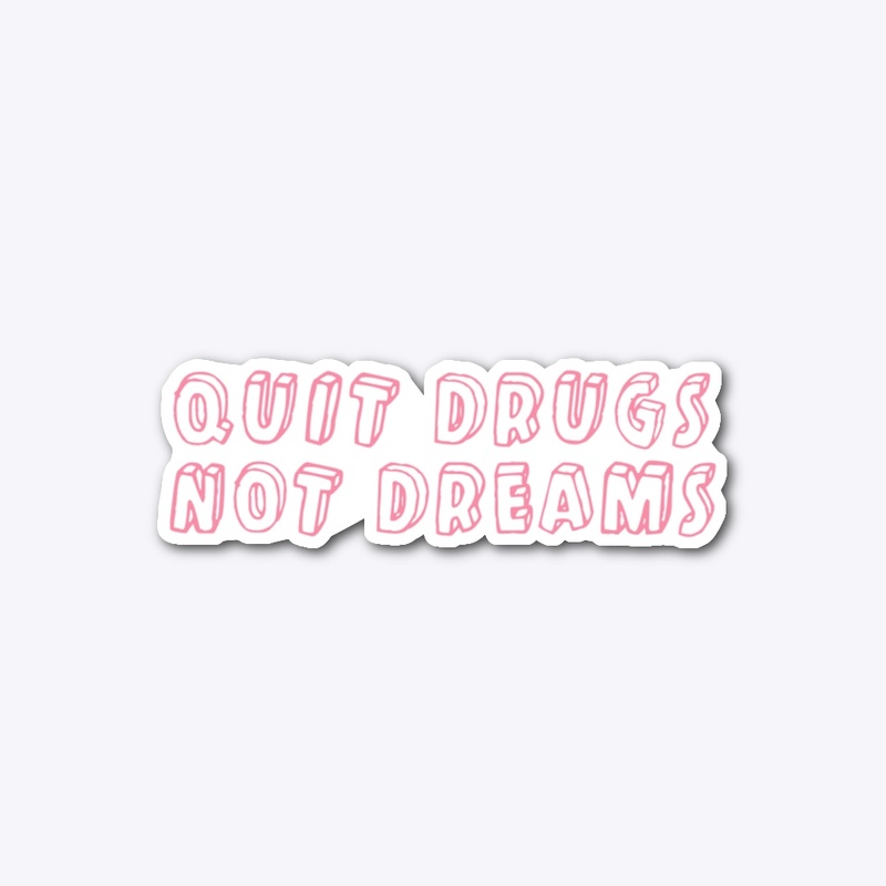"QDND" Sticker, pink