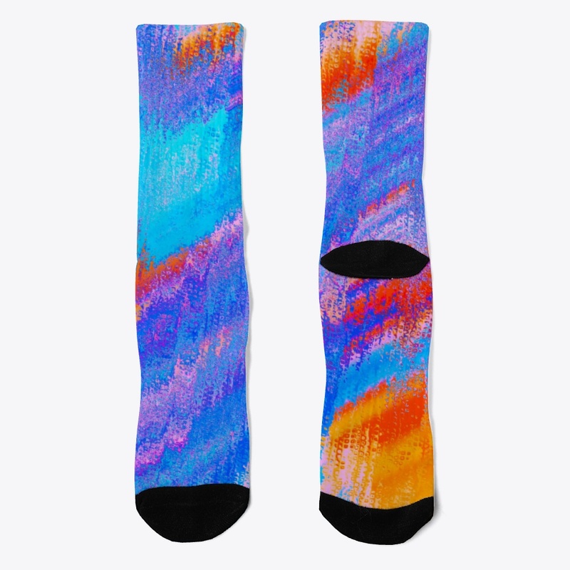 Abstract Multi Color Tie Dye