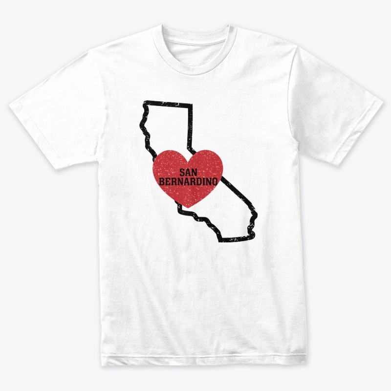San Bernardino California Heart Shirt 
