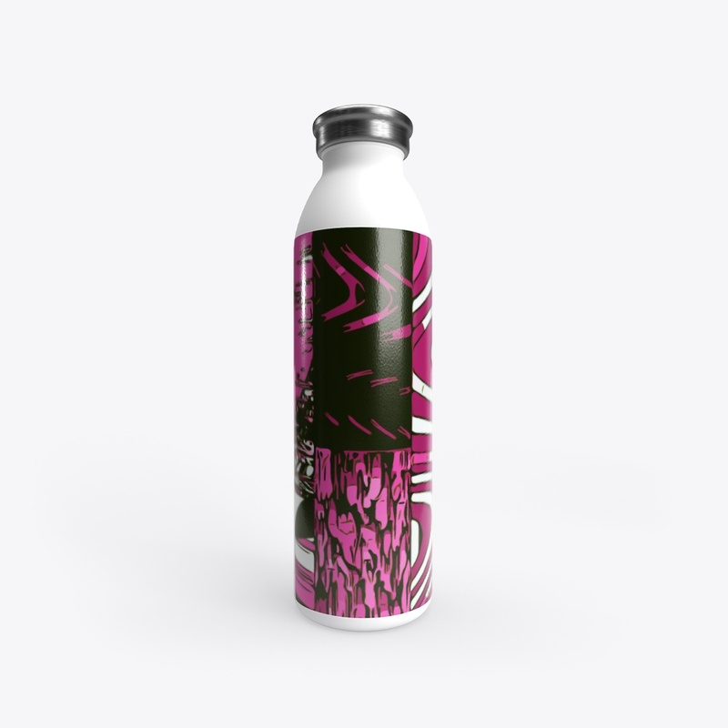 Pink Black Geometric Pattern 