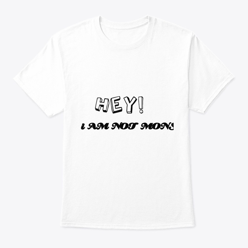MONSTAR WORDS on t shirt  for uni-sex