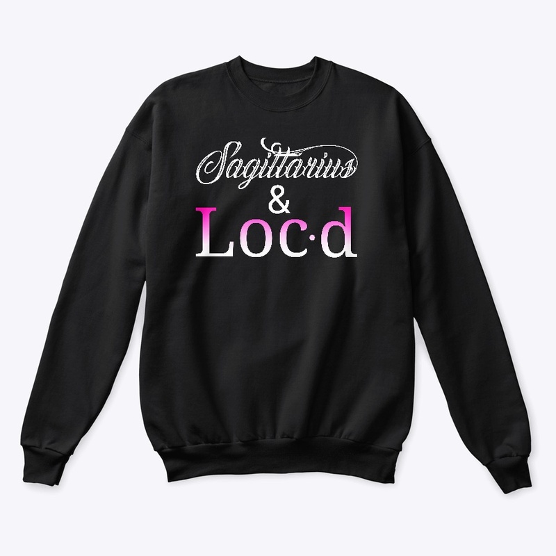 Sagittarius & loc'd zodiac tee shirt