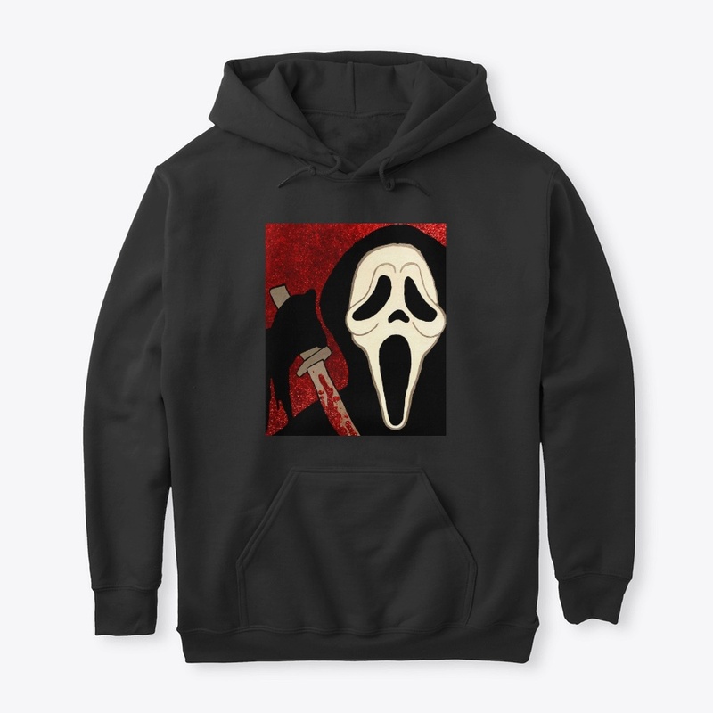 Ghostface Scream Portrait Painting