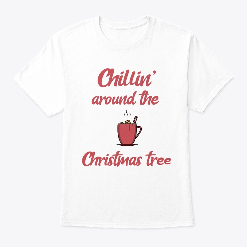 Chillin around the Christmas tree color