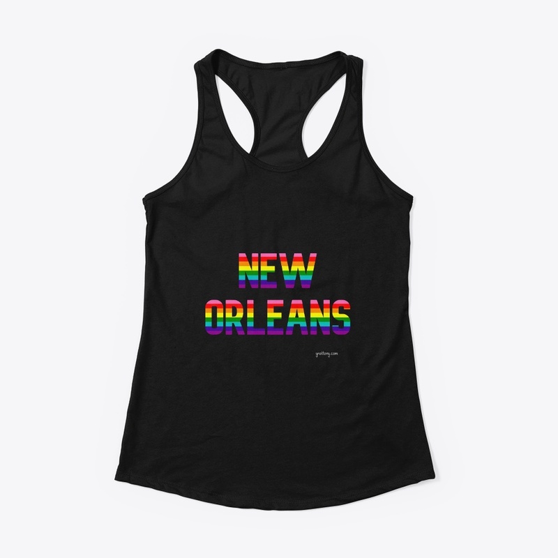 New Orleans Pride Rainbow Flag Apparel