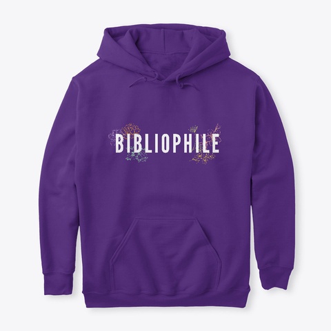 Bibliophile Purple Camiseta Front