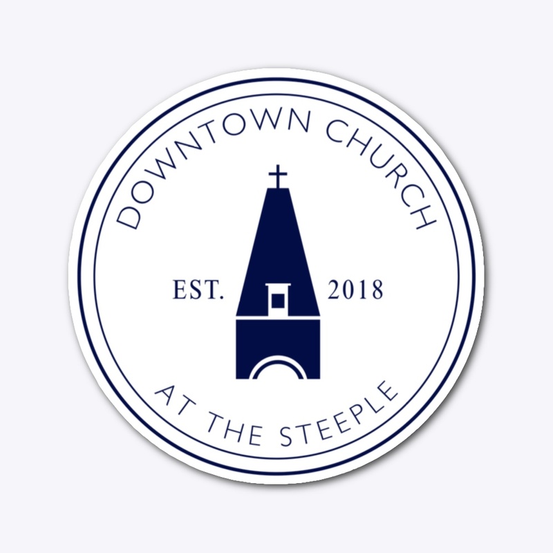 Circle Logo Sticker Navy