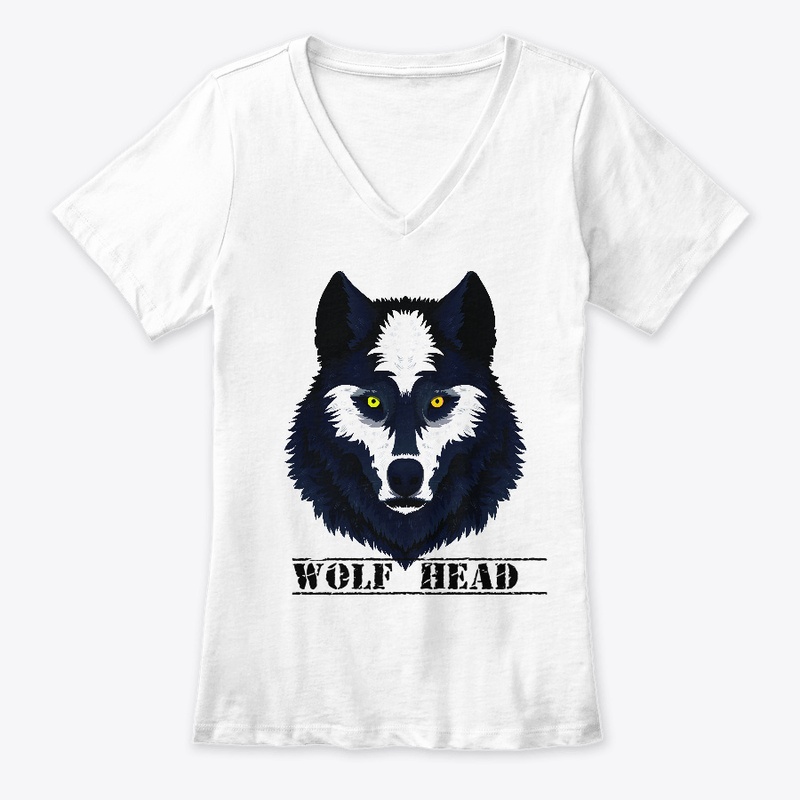 Wolf head silhouette