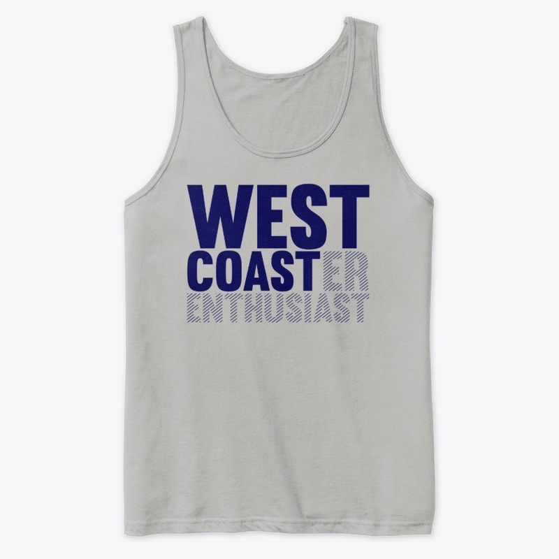 West Coaster Enthusiast  Navy Blue Print