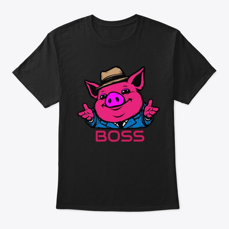 Boss Pig in Suit Cartoon