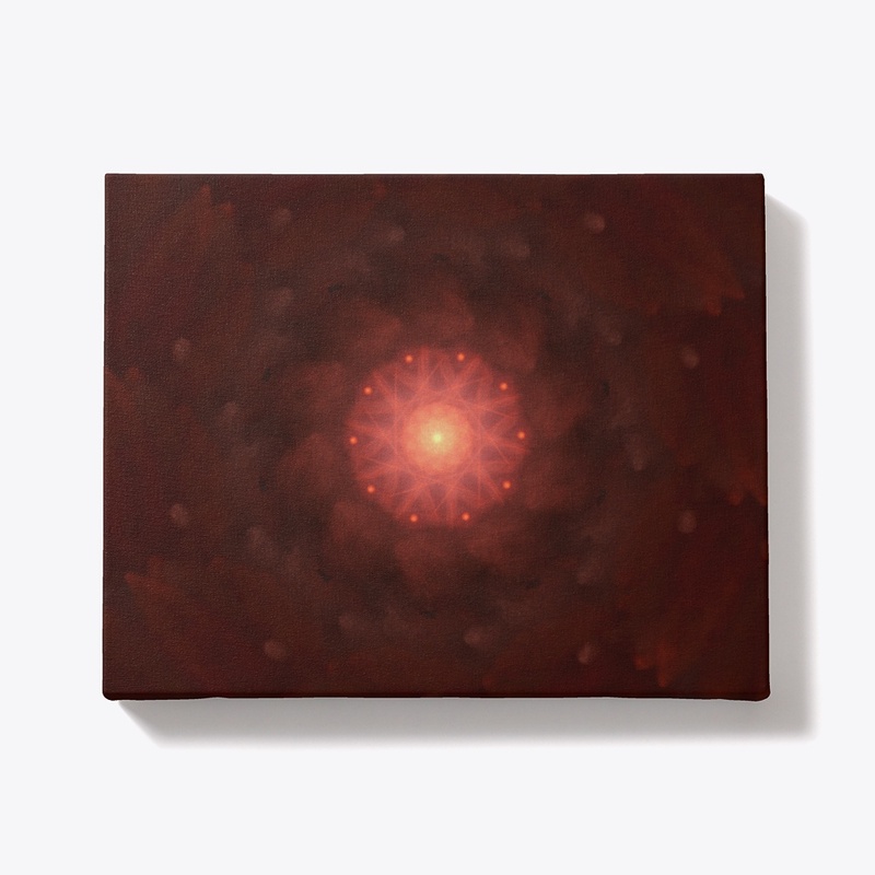 Radiant Red Mandala