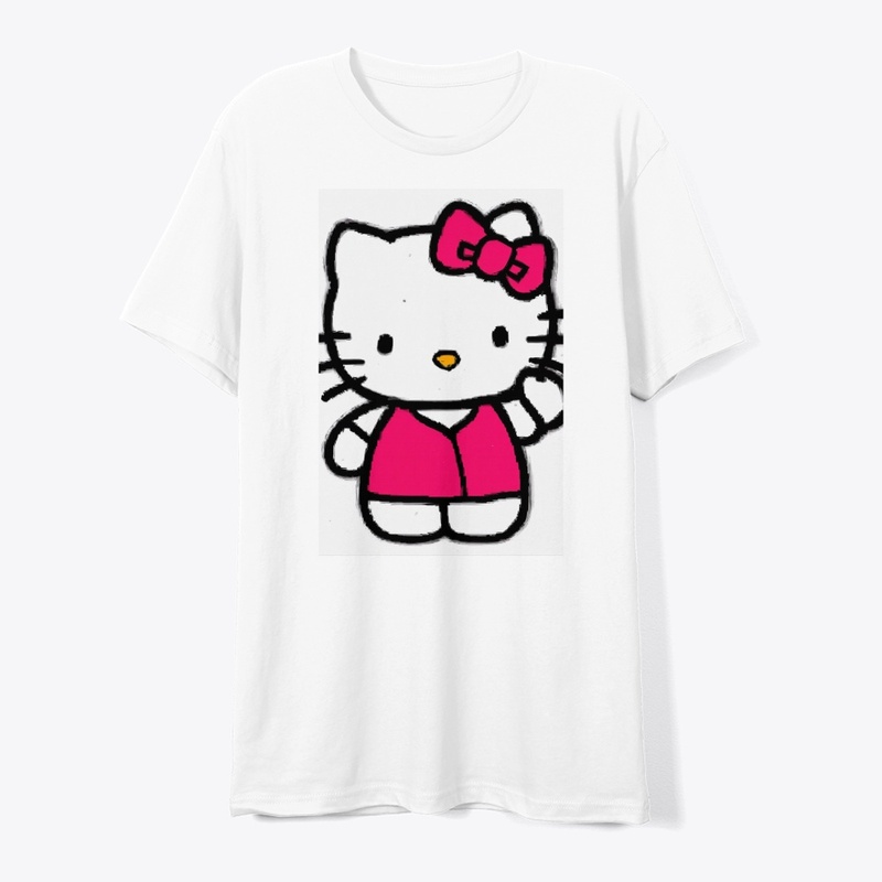 A Cute cartoon snow girl 