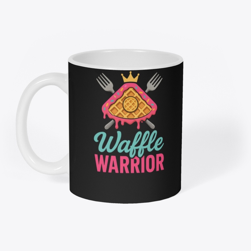 Waffle Warrior Breakfast Fun Shirt