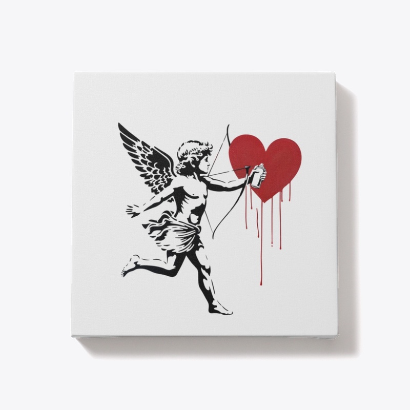 Cupid With Spray Can