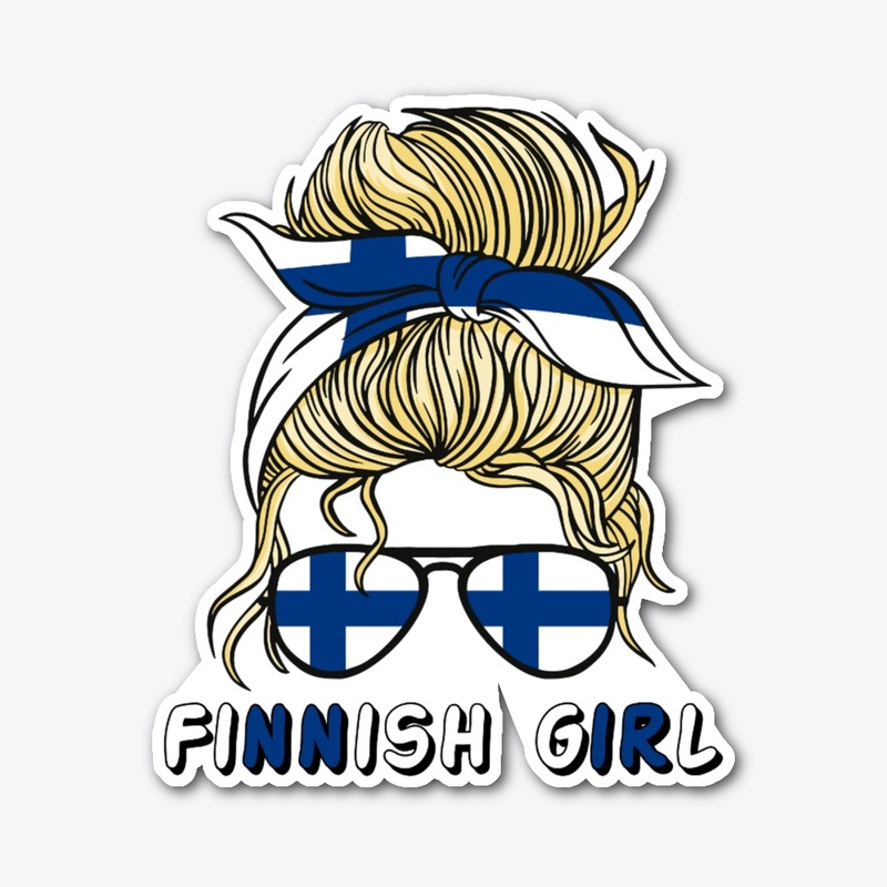  Suomi Finland Flag Girls Finnish Girl