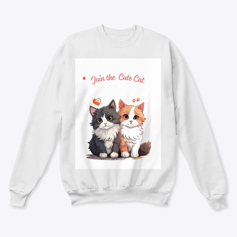 Join The Cute Cat Tshart
