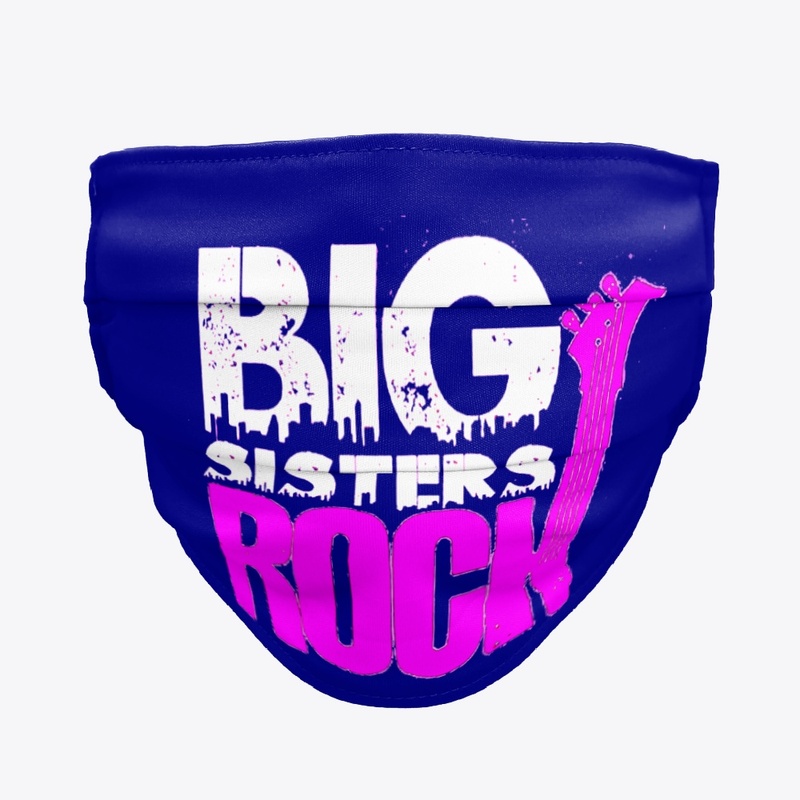 BIG SISTERS ROCK heavy metal face mask