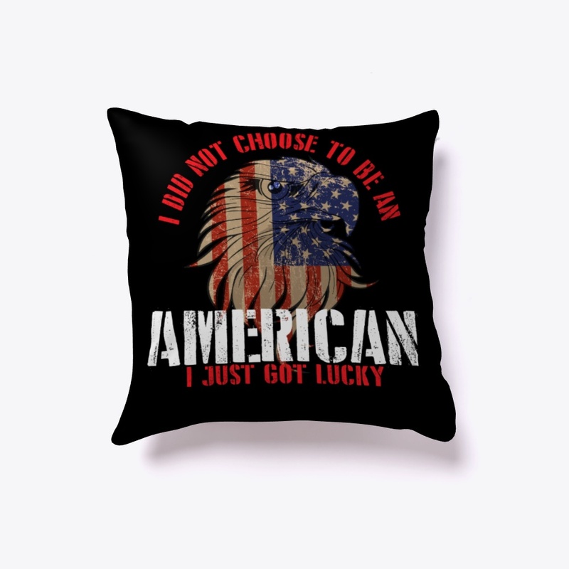 Proud To Be American Eagle Pillow