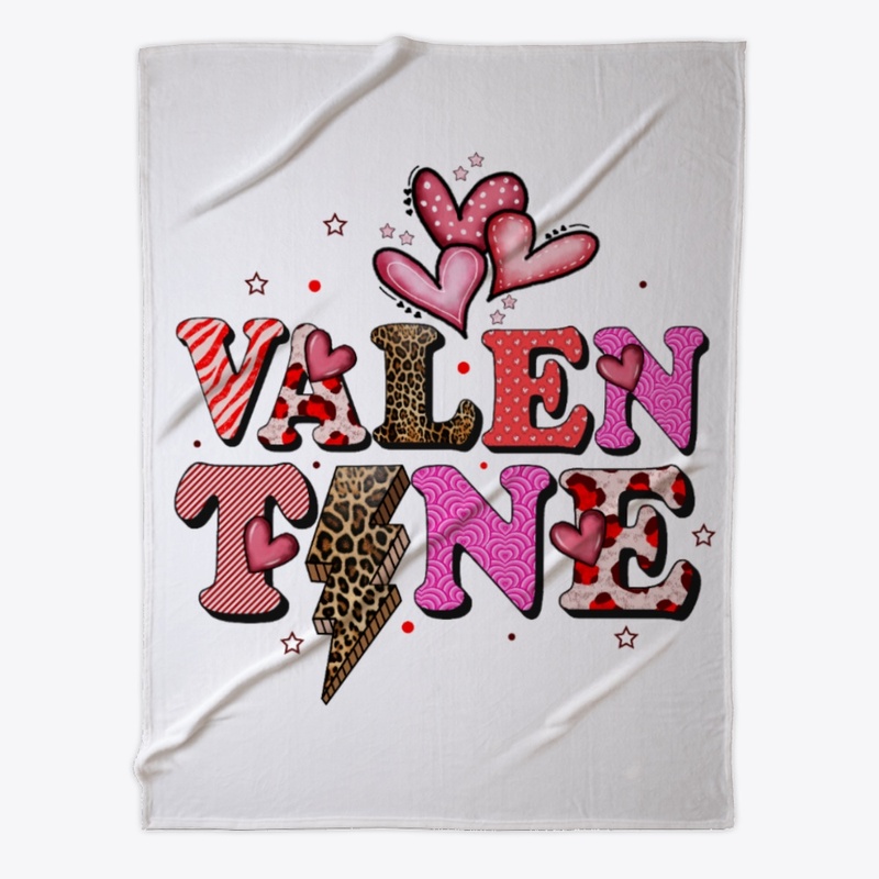 Chic Pink Heart Valentine