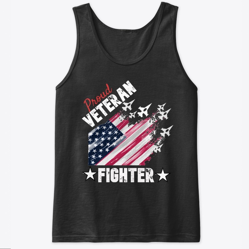 Proud Veteran Pilot Fighter, Flag