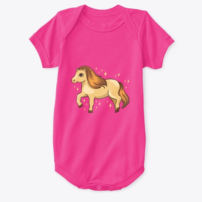 Cute Shetland pony 