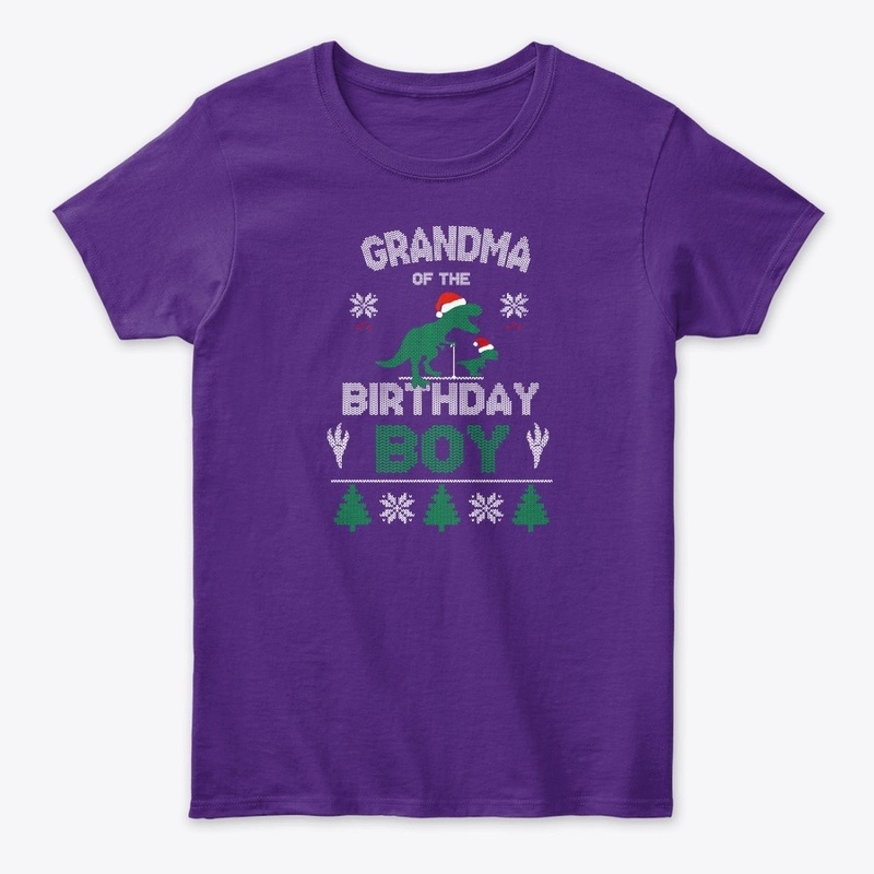 Grandma of the Birthday Boy Matching T-R