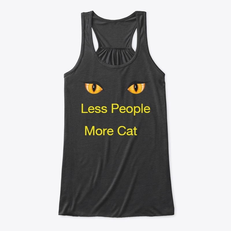 Less People More Cat, Cat eye T shirt,