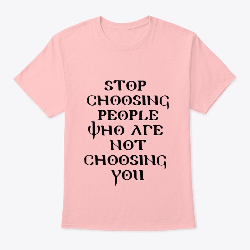 Stop Choosing People