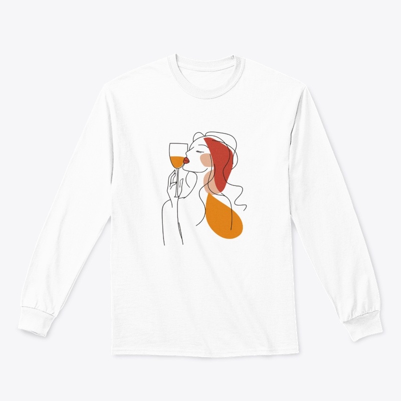 Abstract Minimalist Art for Wine Lovers