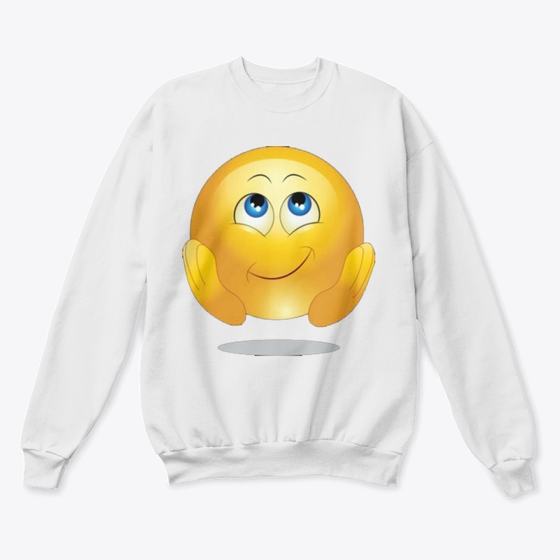Smile looking up Face Emoji.