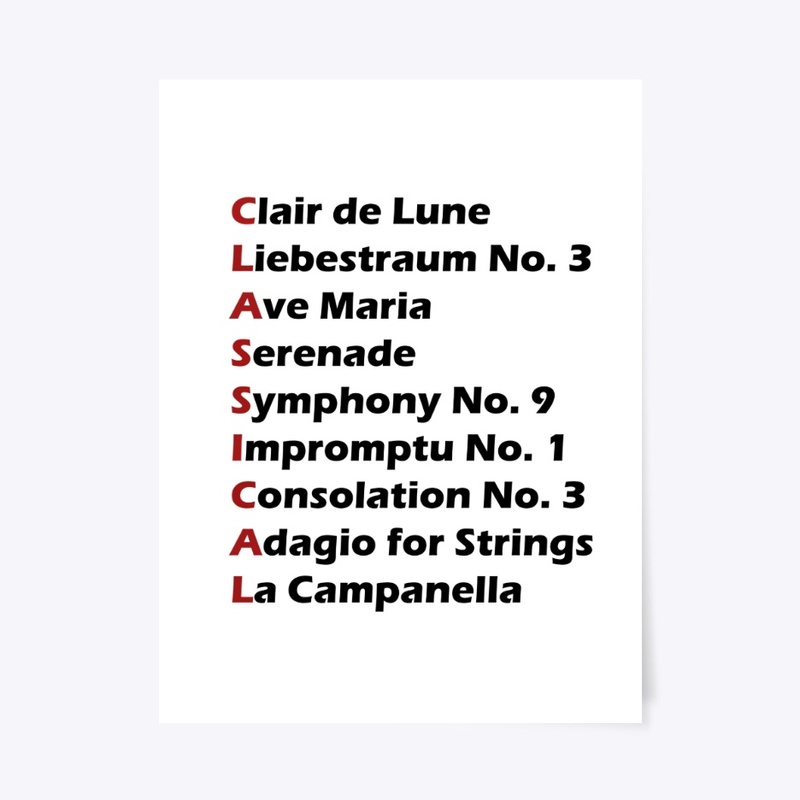 A List of Famous Classical Pieces