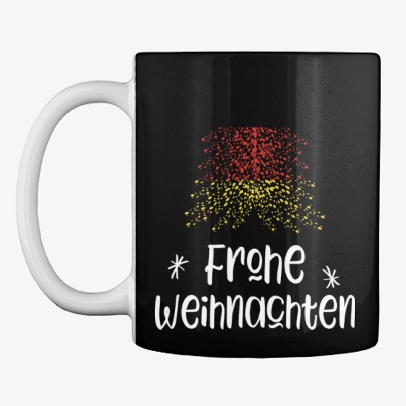 Merry Christmas with German flag