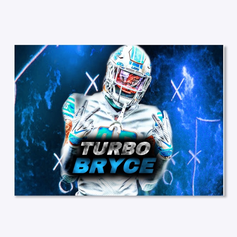 TURBO BRYCE logo sticker
