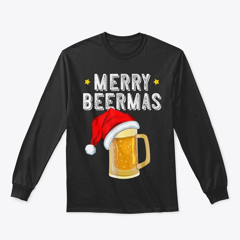 CHRISTMAS BEER WOMEN MERRY BEERMAS DRINK