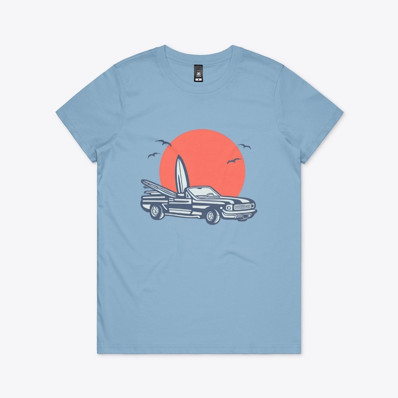 Retro Summer Beach Vibes T-Shirt