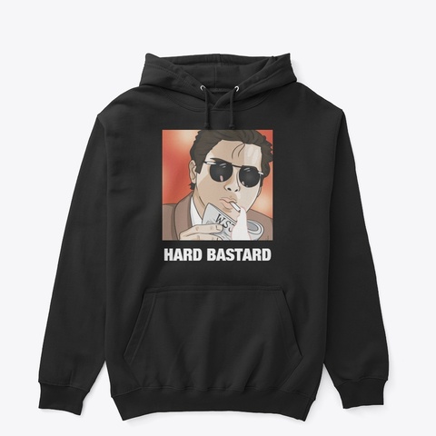 Hb Logo (White Letters) Black Maglietta Front