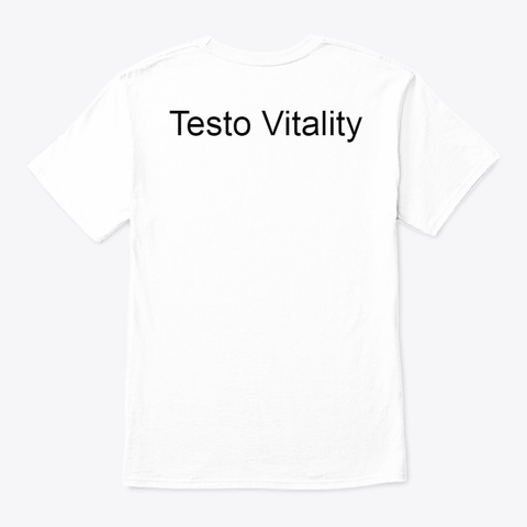 Testo Vitality White T-Shirt Back
