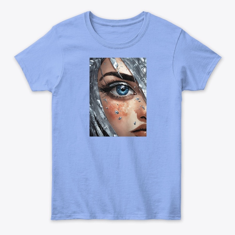 Stormy gaze women's eye t-shirt